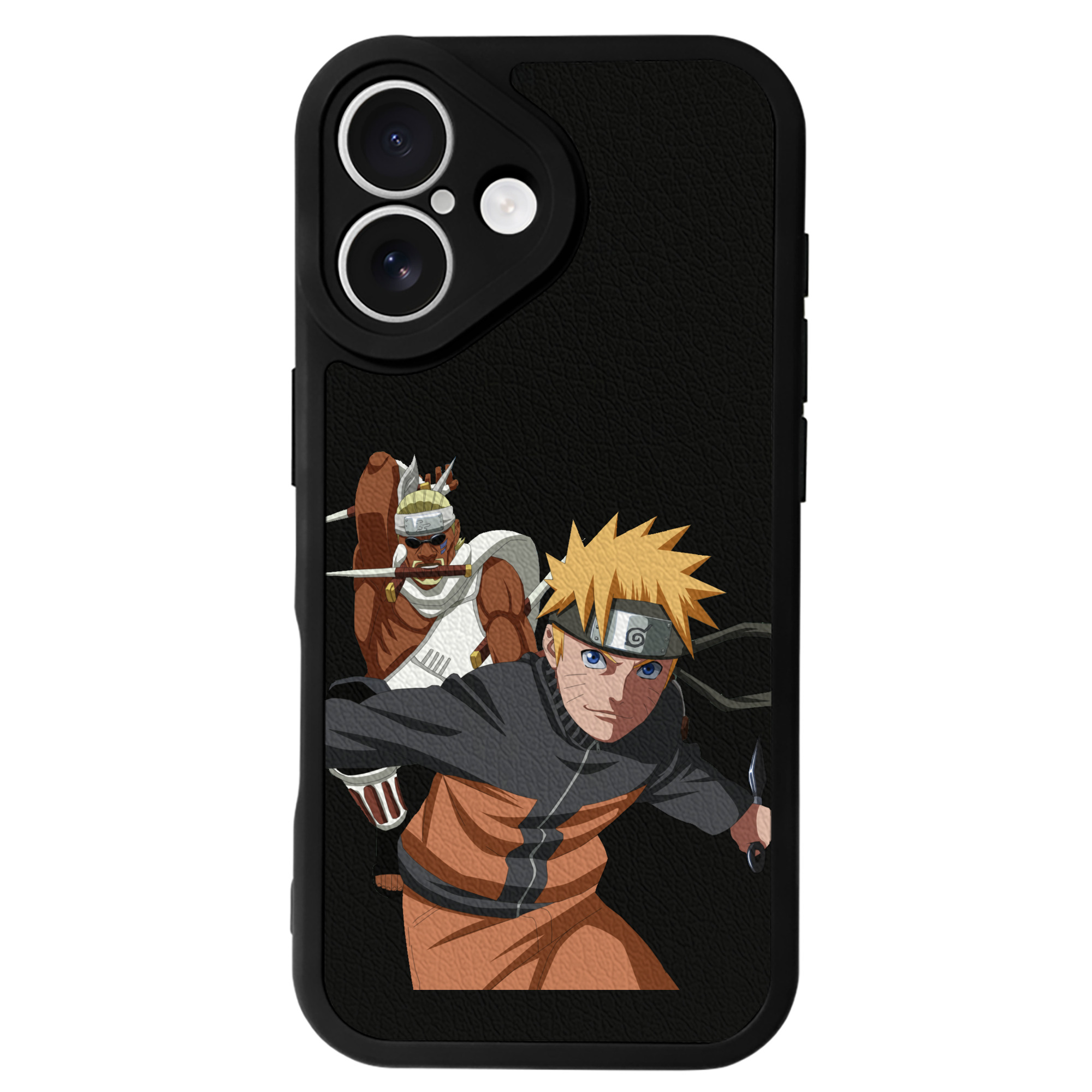 （画像用） NARUTO -ナルト- うずまき ナルト Uzumaki Naruto 【iPhone 16シリーズ対応】シリコンスマホケース（レザー調） 材質：シリコン